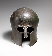Bronze helmet of the Corinthian type
