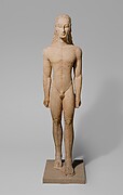 Marble statue of a kouros (youth)