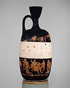 Terracotta lekythos (oil flask)