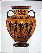 Terracotta neck-amphora (jar)