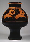Terracotta psykter (vase for cooling wine)