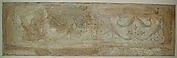 Carved Panel with Harpies, Fish and Trees