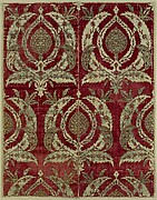 Rectangular textile fragment