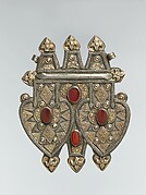 Double cordiform pendant