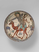 Two scenes of Bahram Gur and Azada