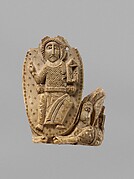 Tusk Fragment with the Ascension of Christ