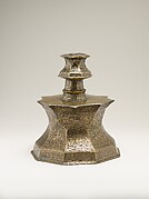 Candlestick with Figural Imagery