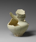 Three Unglazed Pitchers and a Lid