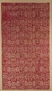 Textile depicting a scene from Nizama's Khamsa