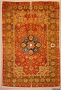 Silk 'Kashan' Carpet