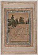 Musicians Entertaining a Holy Man (Sadhu or Fakir)