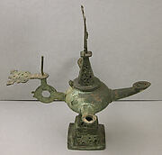 Three-spouted Oil Lamp