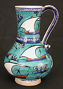 Ewer with Sailing-ship Design