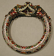 Bracelet with Makara Head Terminals