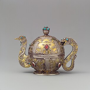 Teapot- shaped ornament