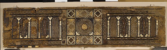 Panel from a Cenotaph or Symbolic Coffin with Marquetry Decoration
