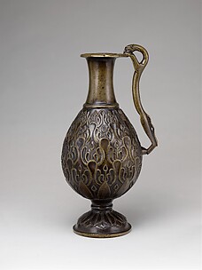 Ewer with a Feline-shaped Handle