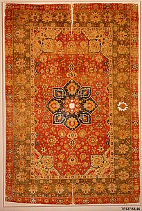 Silk 'Kashan' Carpet