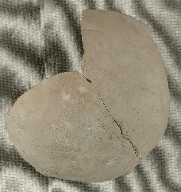 Fragment of a Mold for Making Ceramics