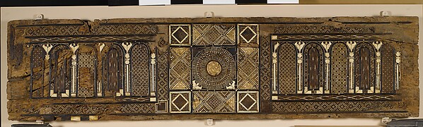 Panel from a Cenotaph or Symbolic Coffin with Marquetry Decoration