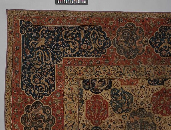 Carpet with a Compartment Design