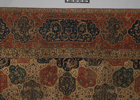 Carpet with a Compartment Design