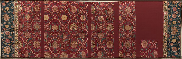 Fragments of a Trellis Pattern Carpet