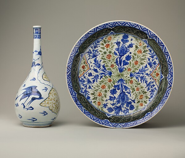 Dish with Floral Designs