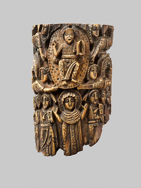 Tusk Fragment with the Ascension of Christ