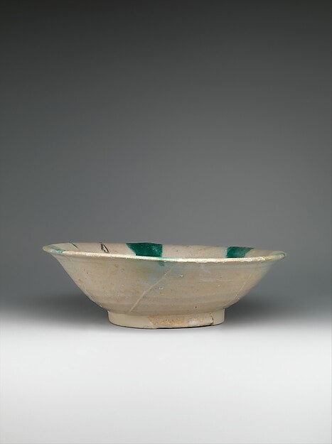 Imitation Green-Splashed Samarra Ware