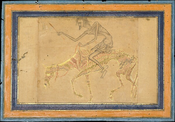 Emaciated Horse and Rider