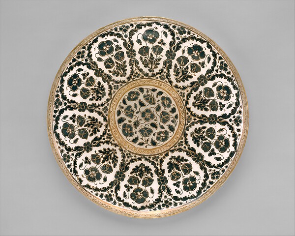 Footed Bowl and Plate
