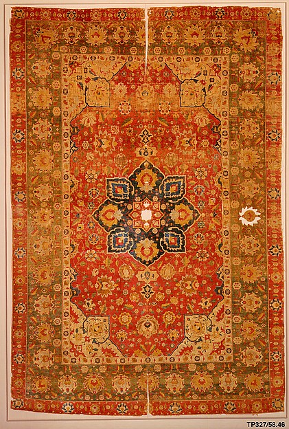 Silk 'Kashan' Carpet