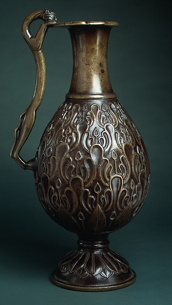 Ewer with a Feline-shaped Handle