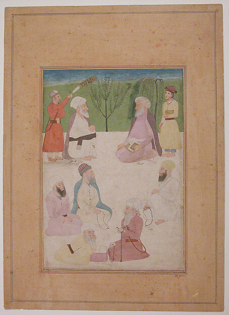 Portrait of Shaikh Mir Muhammad and Mulla Shah