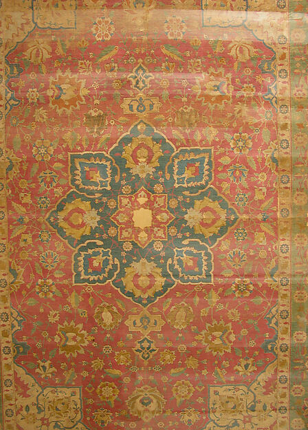 Silk 'Kashan' Carpet