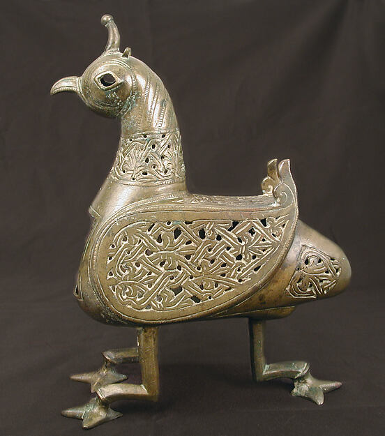 Three bird-shaped incense burners