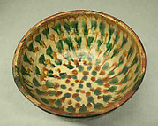 Six Vessels with Splashed and Incised Decoration (Sgraffito Ware)