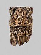 Tusk Fragment with the Ascension of Christ