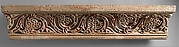 Fragment of a Painted Cornice Panel with Scrolling Vines
