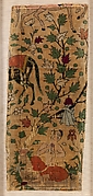 Velvet Fragment with Design from Nizami's Khusrau and Shirin