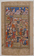"Zusuf is Purchased in Egypt by Zulaikha", Folio from a Yusuf and Zulaikha of Jami