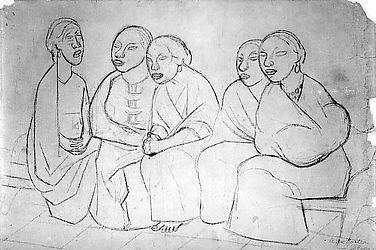 Five Seated Women