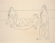 Three Bathers by the Shore
