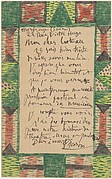 Illustrated Letter to Jean Cocteau