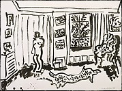 Model Standing in the Artist's Studio