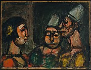 Dancer with Two Clowns