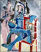 Standing Nude and Seated Musketeer