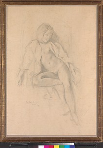 Study for the painting <i>Nude Resting</i>
