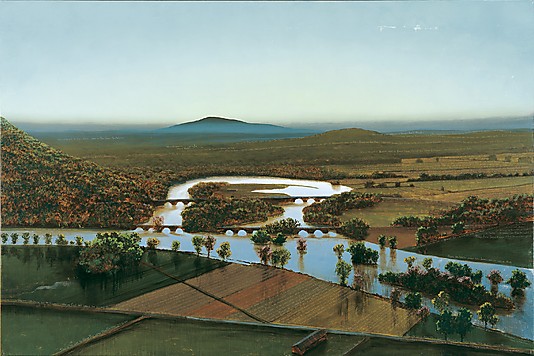 The Oxbow: After Church, After Cole, Flooded (Flooded River for the Matriarchs E. & A. Mongan), Green Light